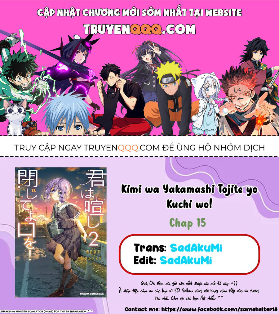 Cậu Ồn Ào Quá, Im Lặng Giùm Tớ Đi! Chapter 15 - 1