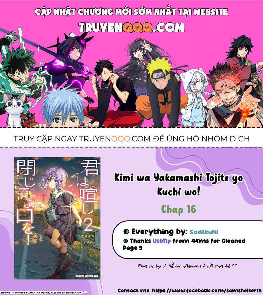 Cậu Ồn Ào Quá, Im Lặng Giùm Tớ Đi! Chapter 16 - 1