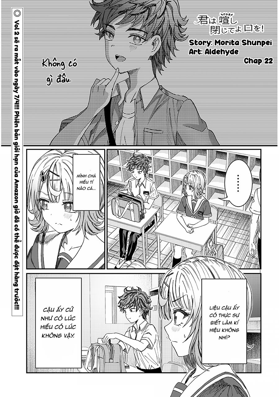 Cậu Ồn Ào Quá, Im Lặng Giùm Tớ Đi! Chapter 22 - 2