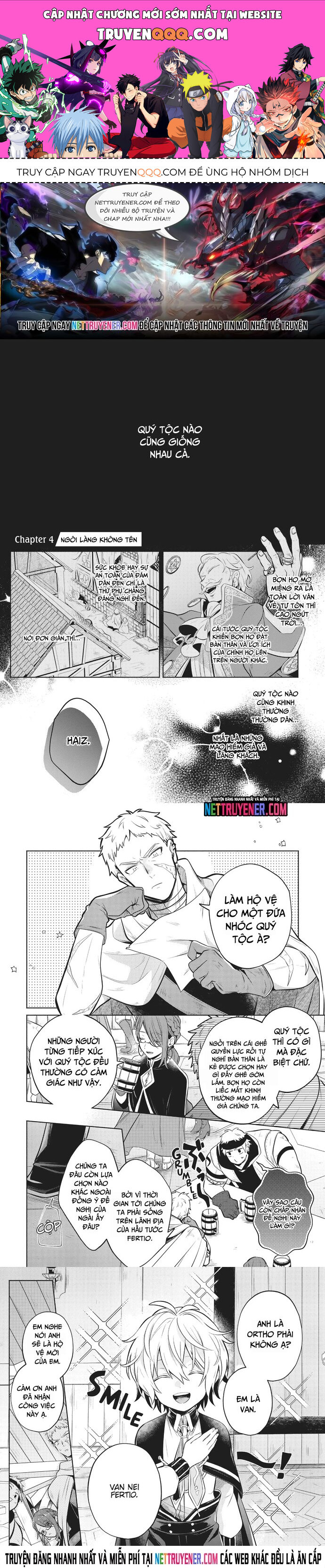 Okiraku Ryoushu No Tanoshii Ryouchi Bouei Chapter 4 - 1