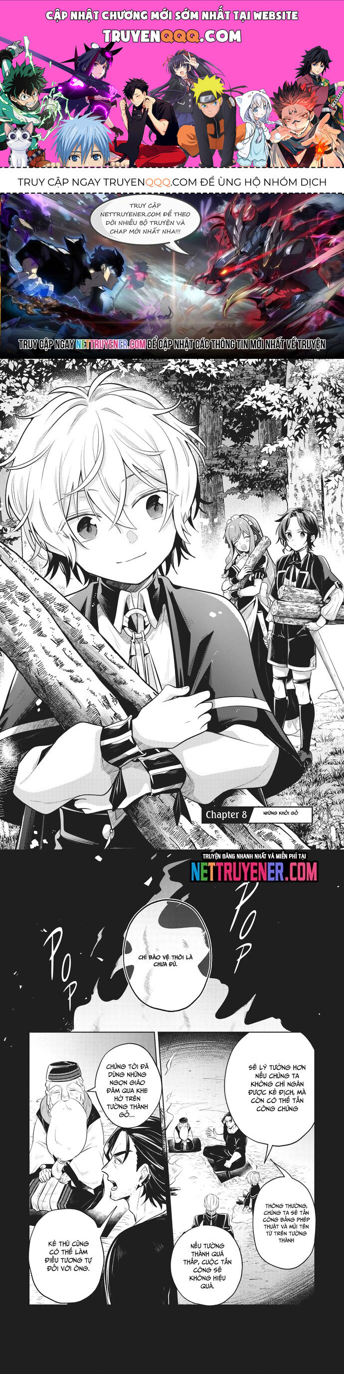 Okiraku Ryoushu No Tanoshii Ryouchi Bouei Chapter 8 - 1