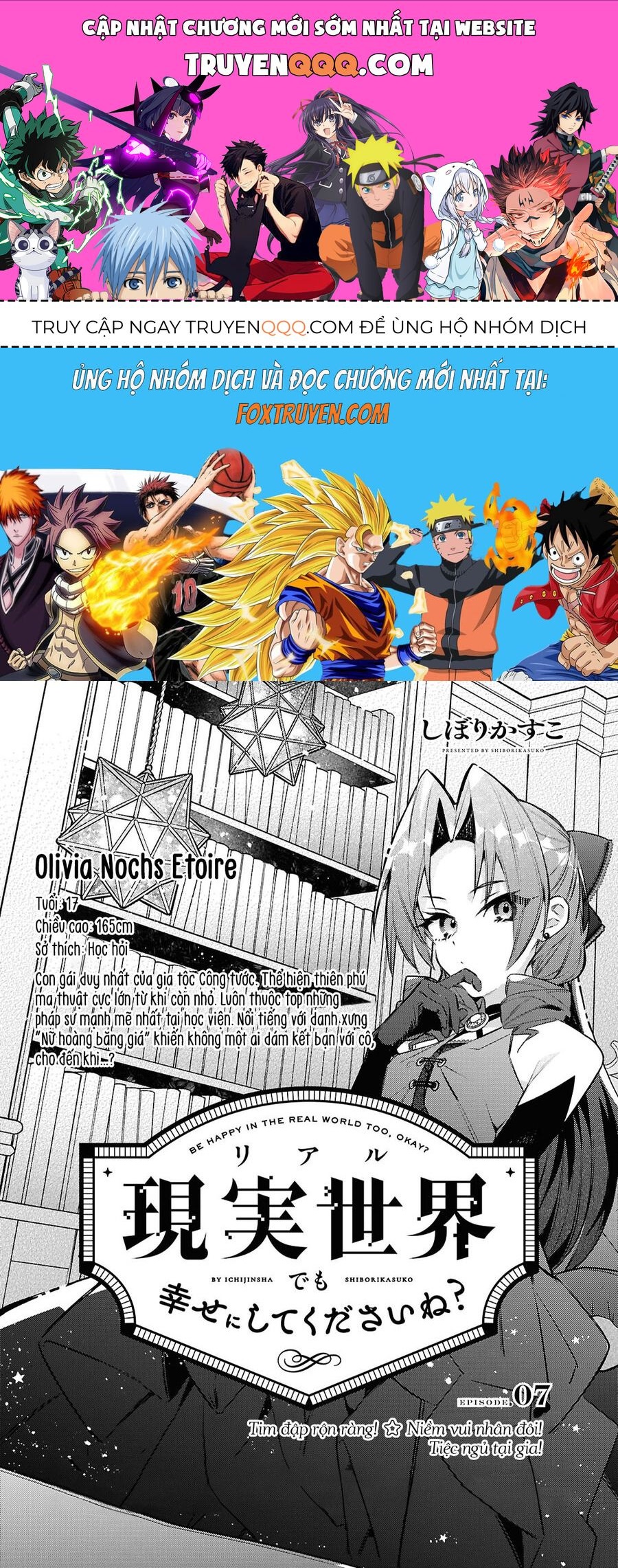 Ở Đời Thực Cũng Phải Hạnh Phúc Nhé! Chapter 7 - 1
