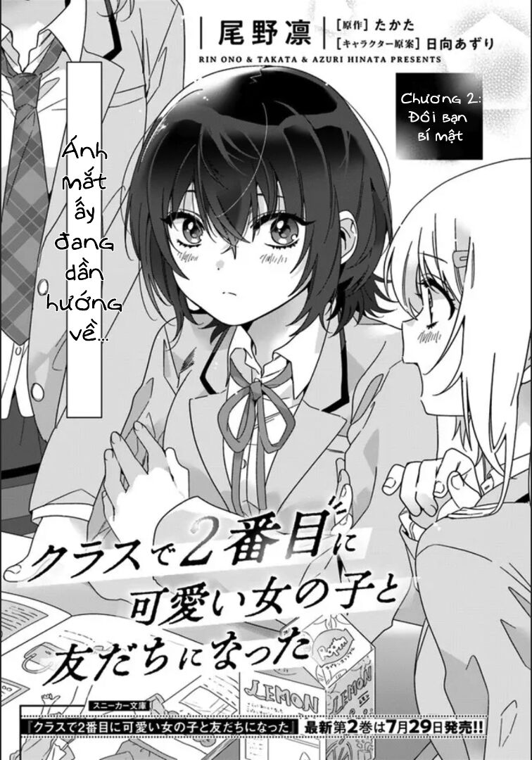 Làm Bạn Với Cô Nàng Dễ Thương Nhì Lớp Chapter 2 - 3