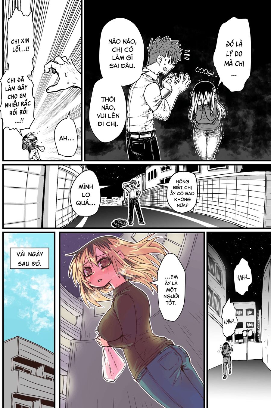 Bà Chị Goá Vợ Mít Ướt Nhà Bên Chapter 1 - 4