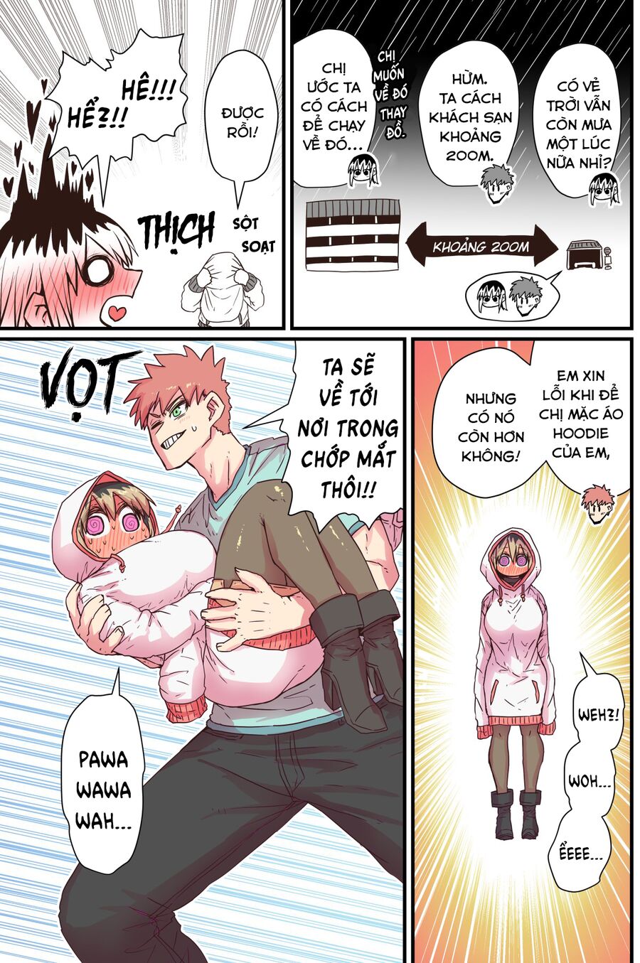 Bà Chị Goá Vợ Mít Ướt Nhà Bên Chapter 17 - 3