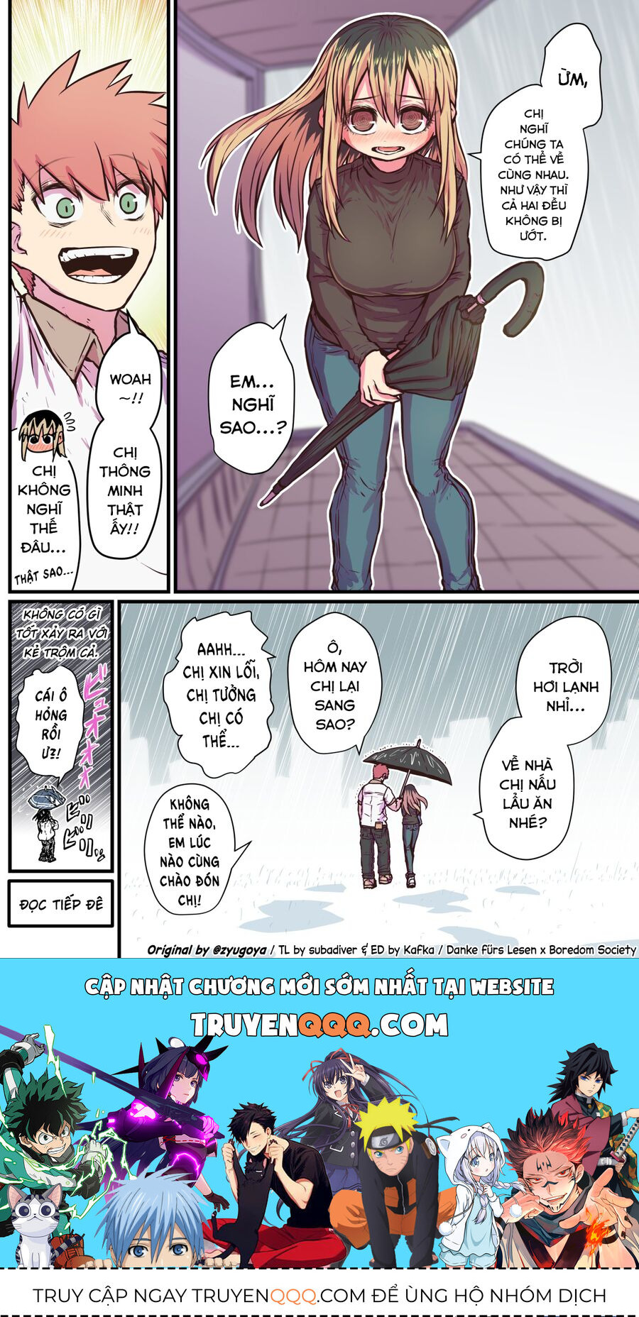 Bà Chị Goá Vợ Mít Ướt Nhà Bên Chapter 3 - 4
