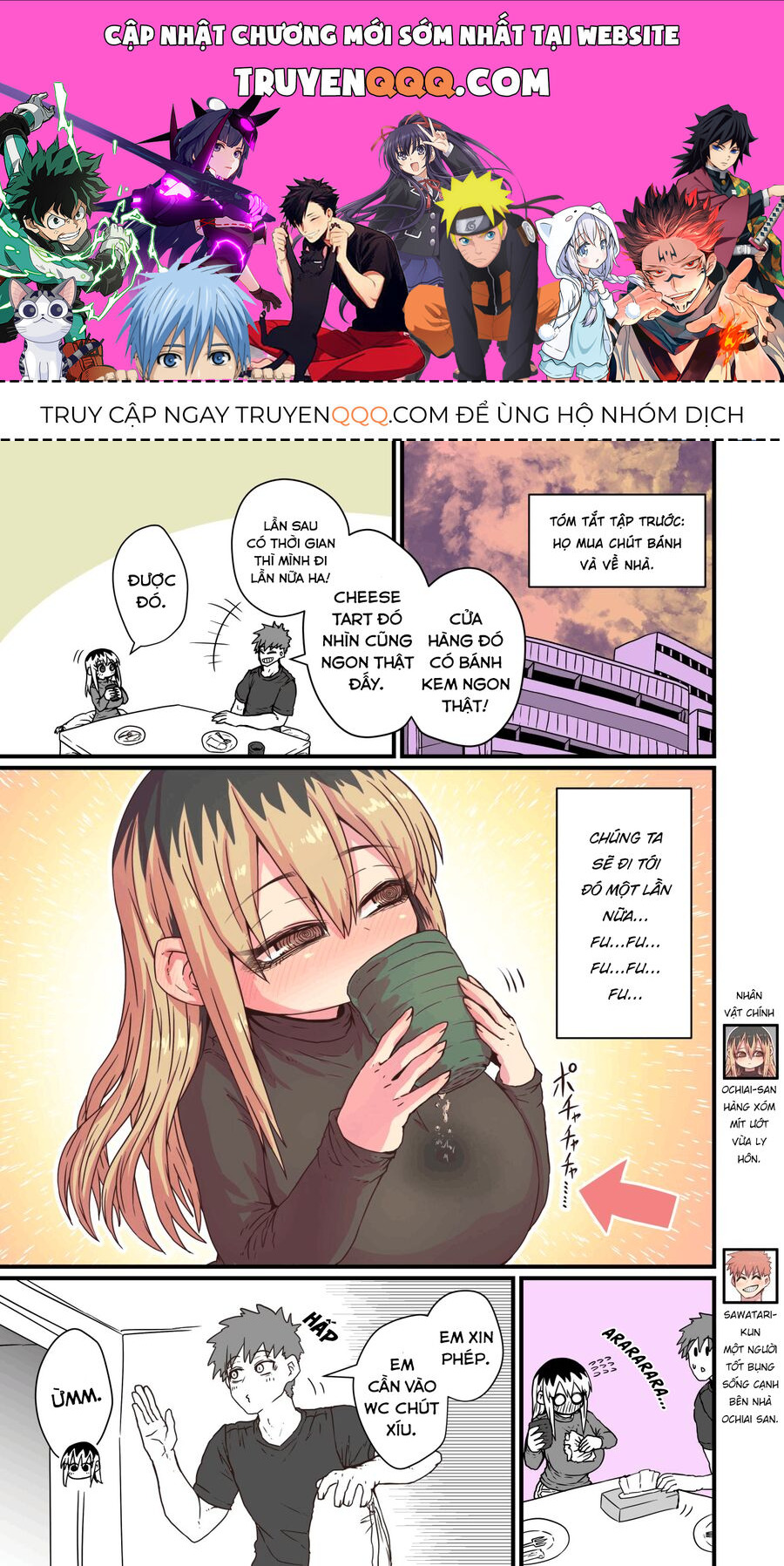 Bà Chị Goá Vợ Mít Ướt Nhà Bên Chapter 6 - 1