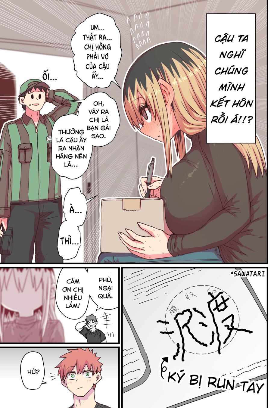 Bà Chị Goá Vợ Mít Ướt Nhà Bên Chapter 6 - 3