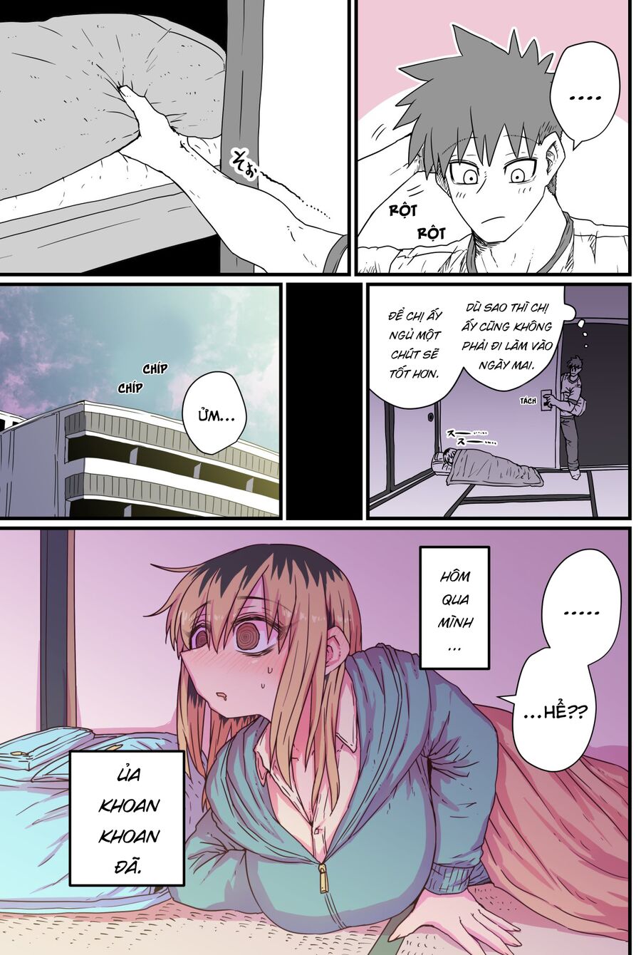Bà Chị Goá Vợ Mít Ướt Nhà Bên Chapter 9 - 3