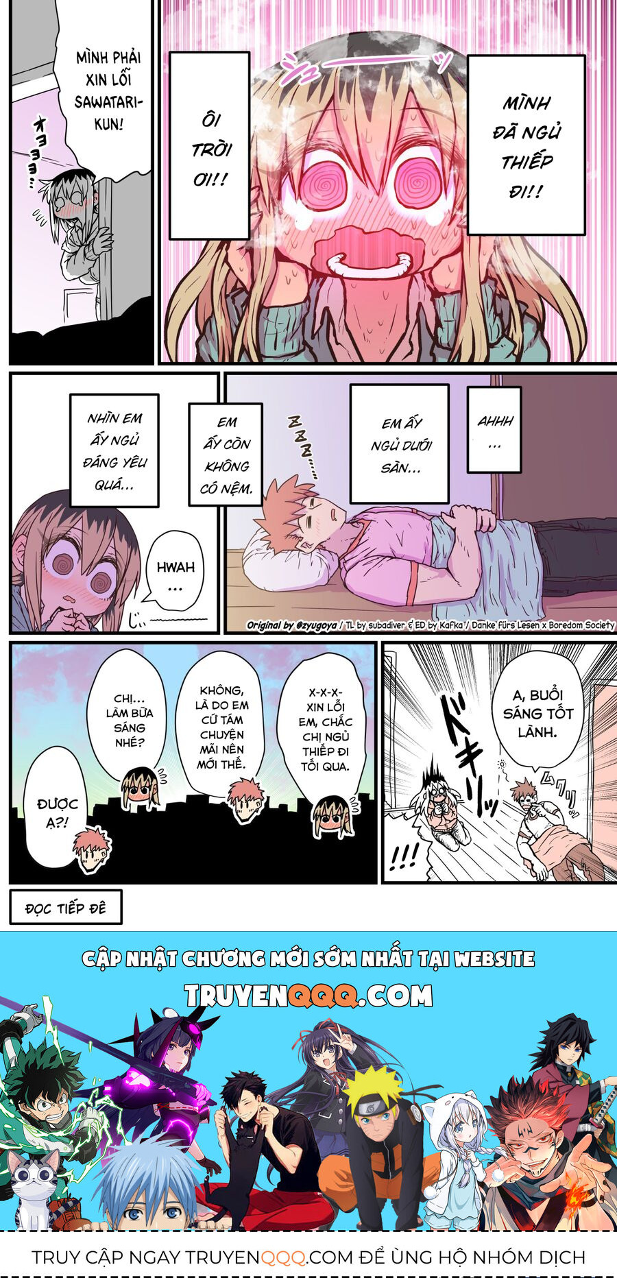 Bà Chị Goá Vợ Mít Ướt Nhà Bên Chapter 9 - 4