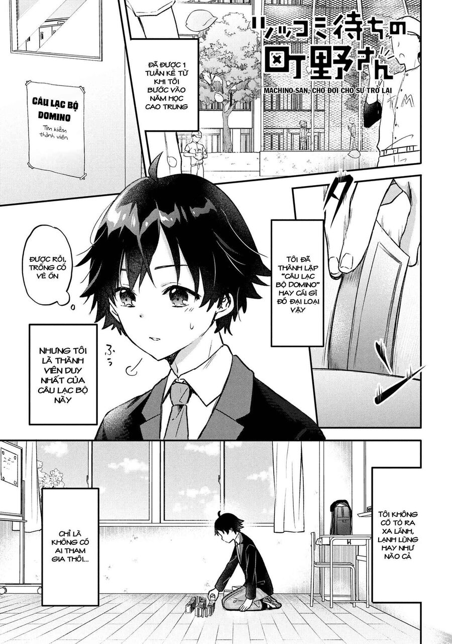 Machino-San Muốn Được Phản Bác Chapter 1 - 2