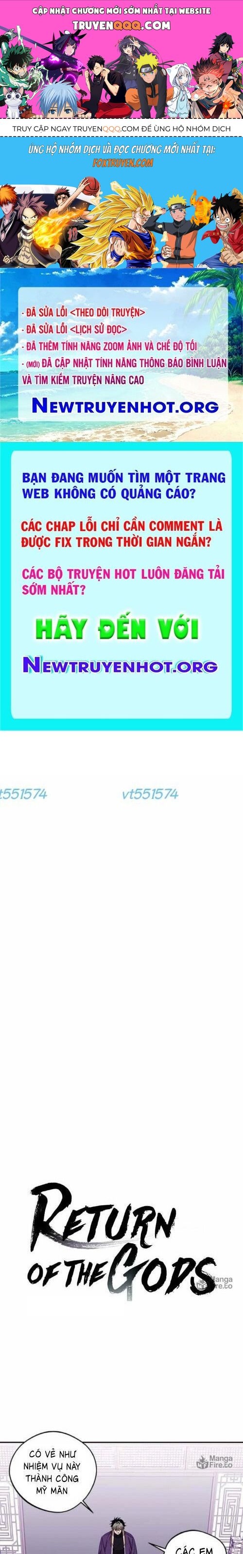 Sự Trở Lại Của Các Vị Thần Chapter 10 - 1