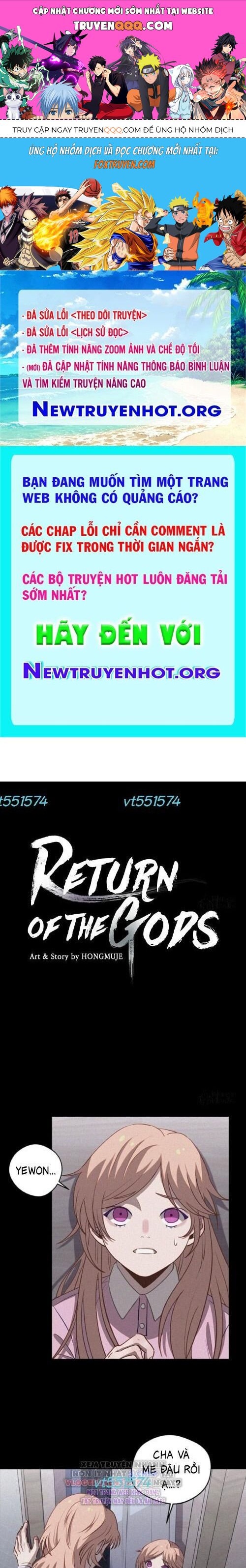 Sự Trở Lại Của Các Vị Thần Chapter 9 - 1