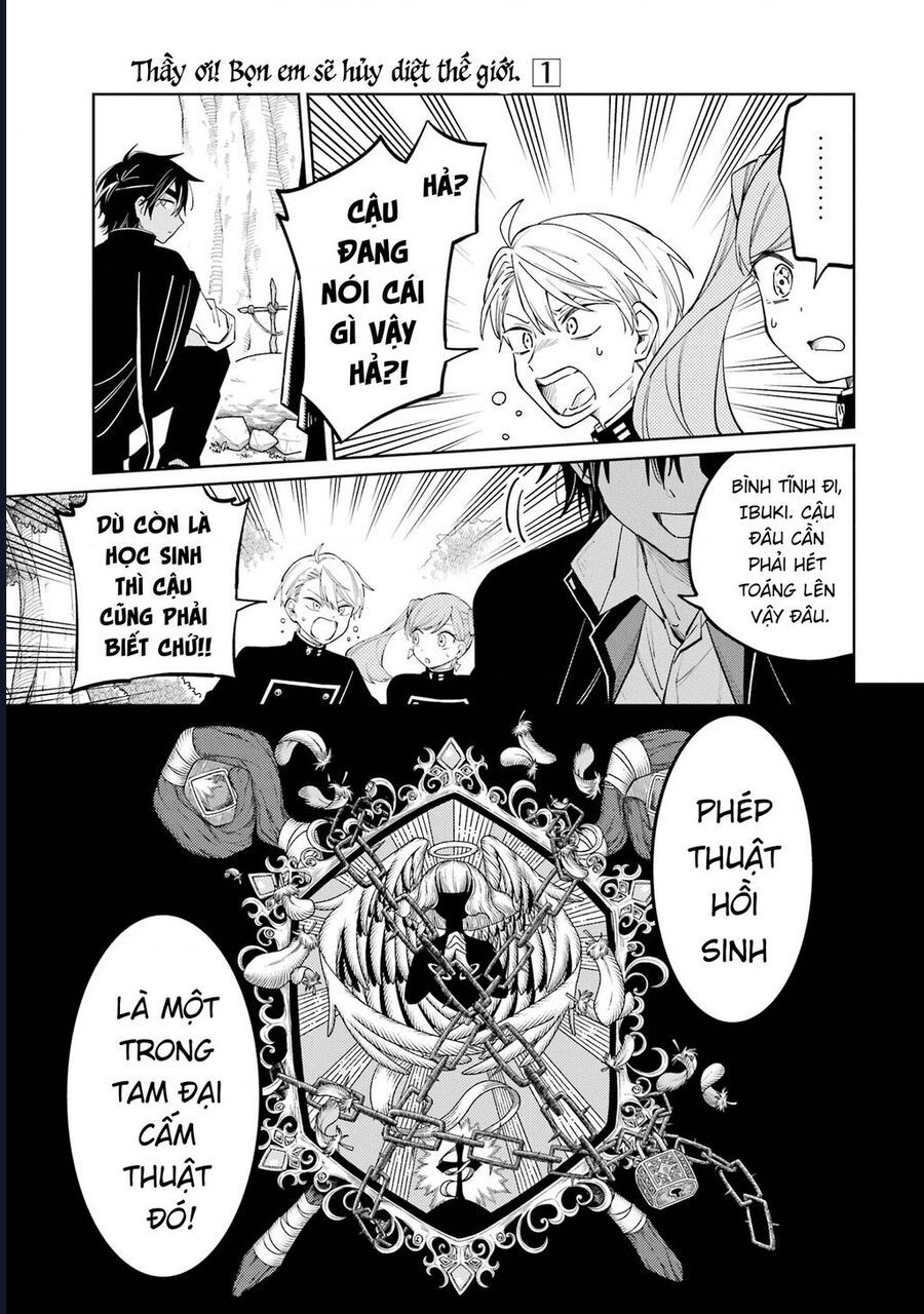 Thầy Ơi! Bọn Em Sẽ Hủy Diệt Thế Giới Chapter 3 - 40