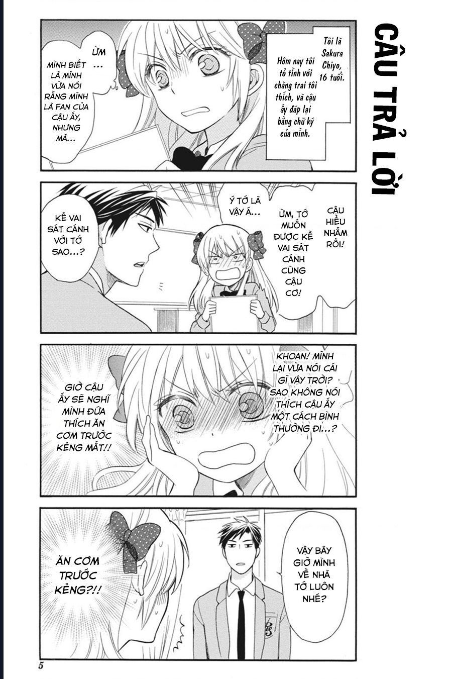 Gekkan Shoujo Nozaki-Kun Chapter 1 - 6