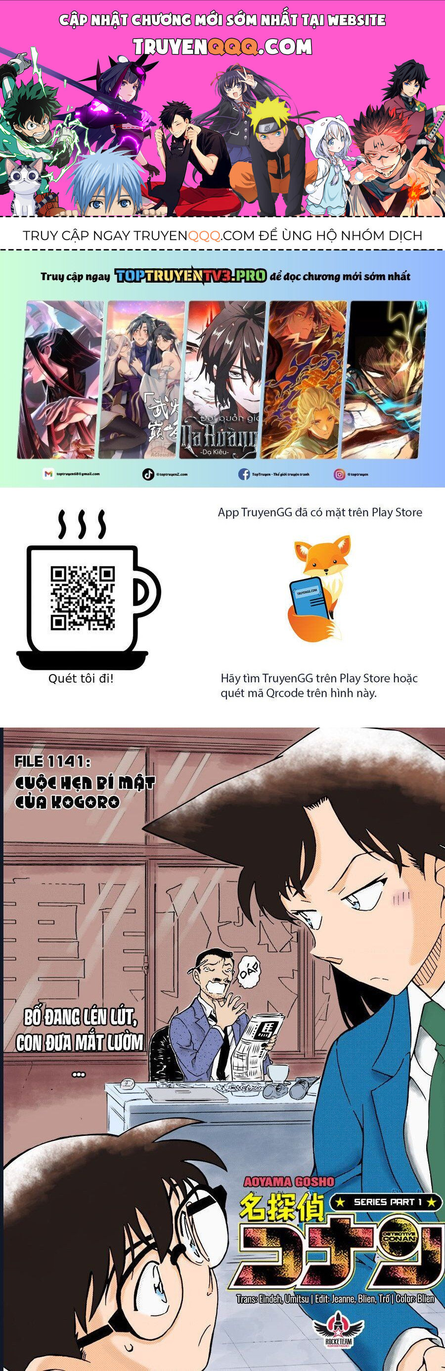 Thám Tử Conan Chapter 1141 - 1