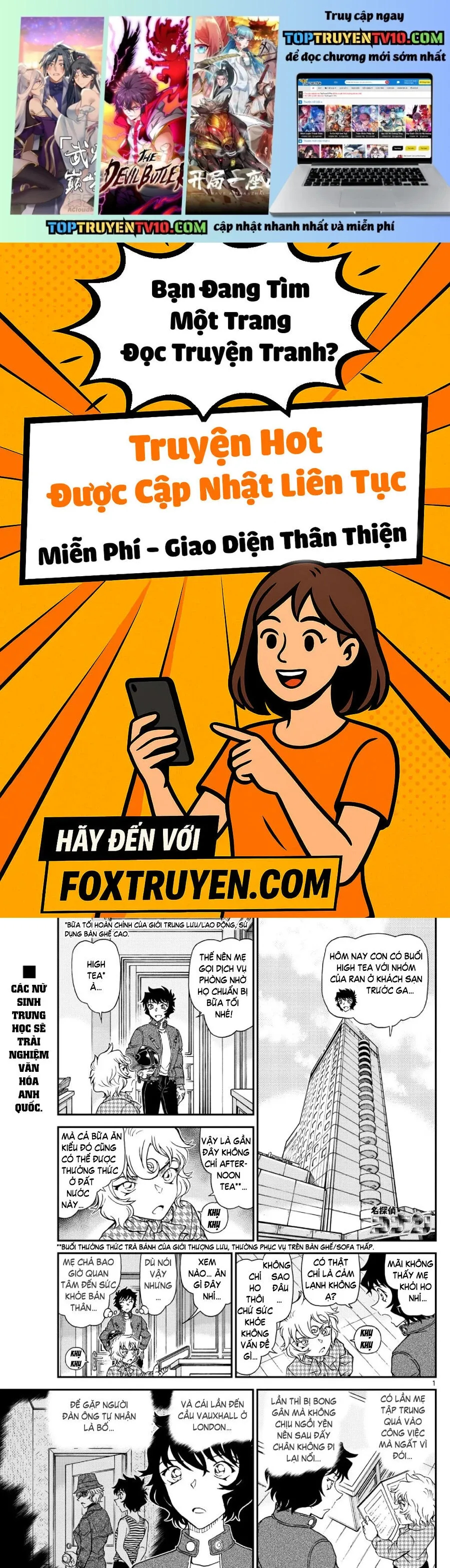 Thám Tử Conan Chapter 1151 - 2