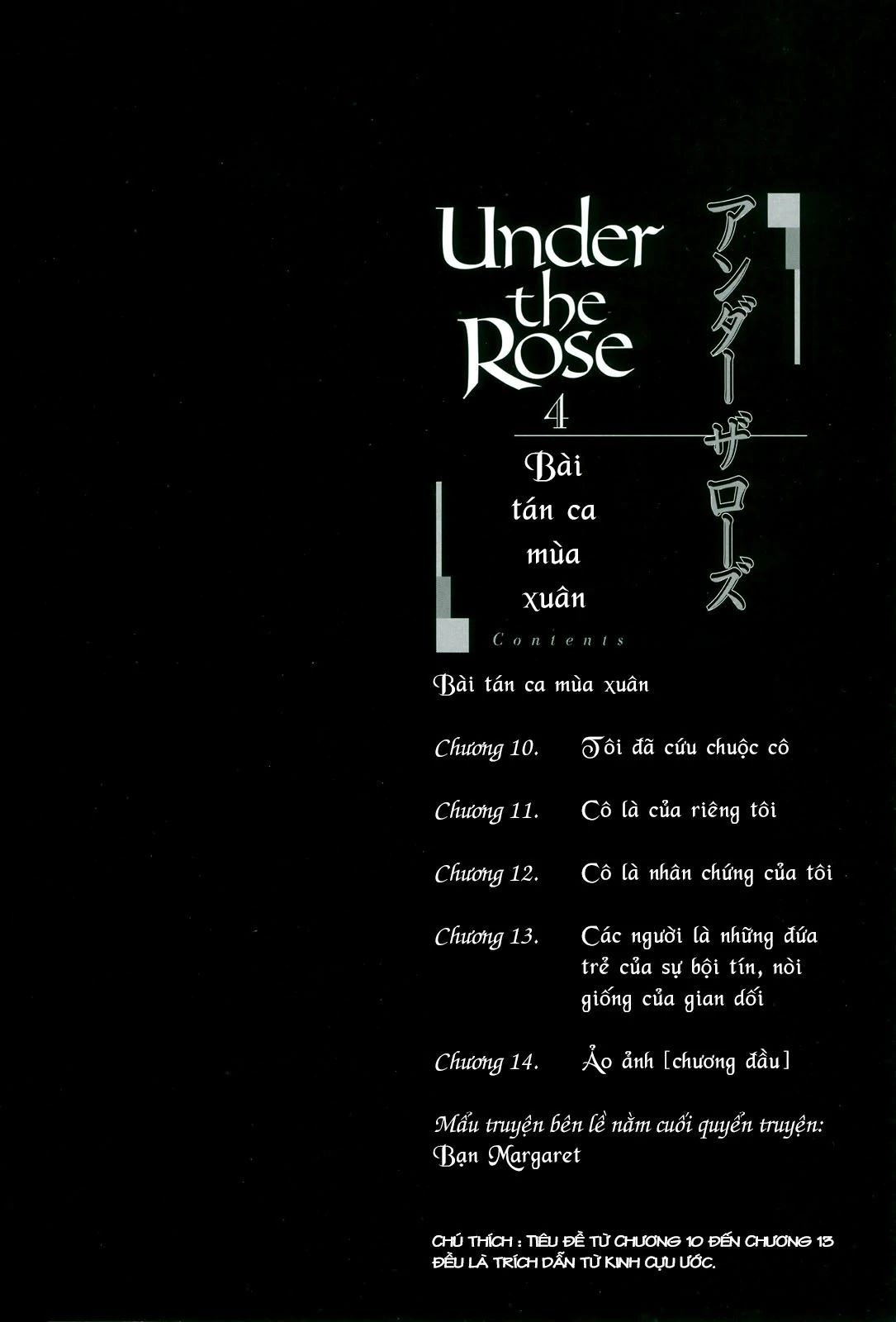 Under The Rose - Phần Truyện Mùa Xuân Chapter 10 - 4