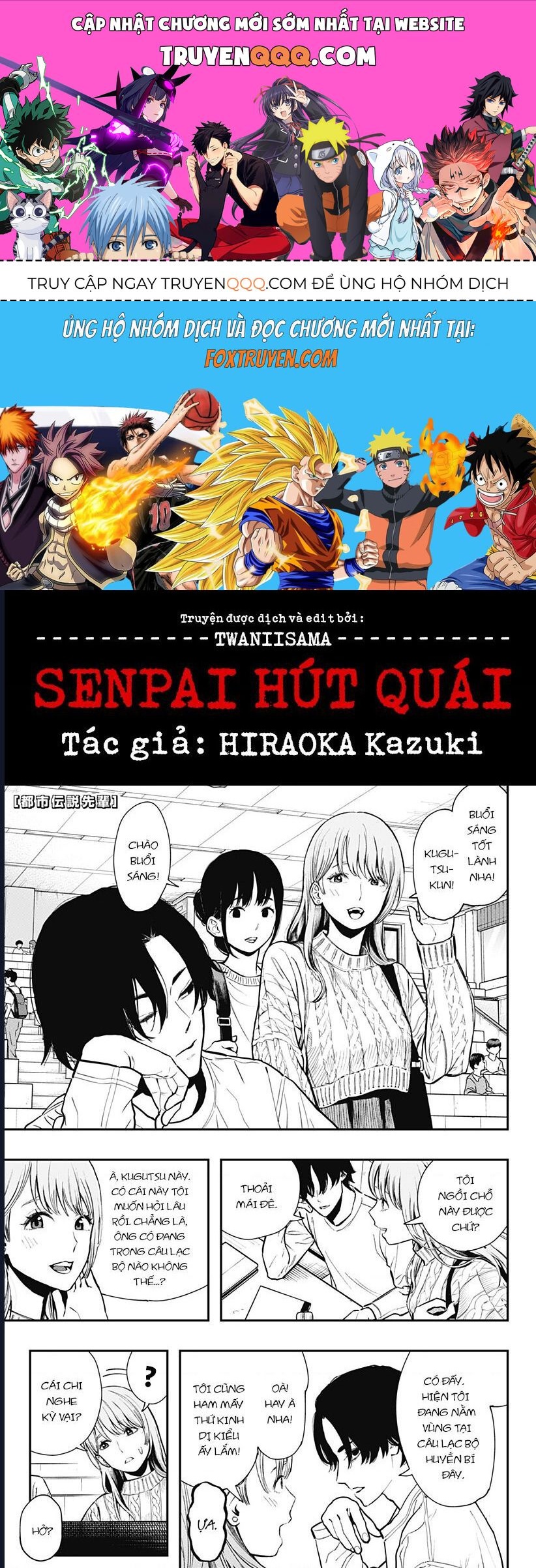 Senpai Hút Quái Chapter 6 - 1