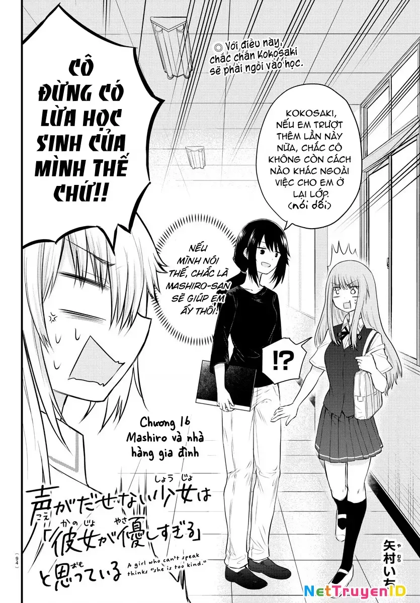Cô Bạn Bị Mất Đi Giọng Nói Luôn Nghĩ Rằng Chapter 16 - 2
