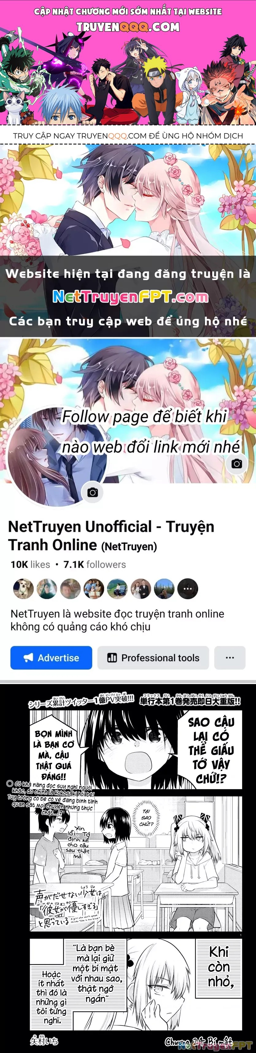 Cô Bạn Bị Mất Đi Giọng Nói Luôn Nghĩ Rằng Chapter 24 - 1