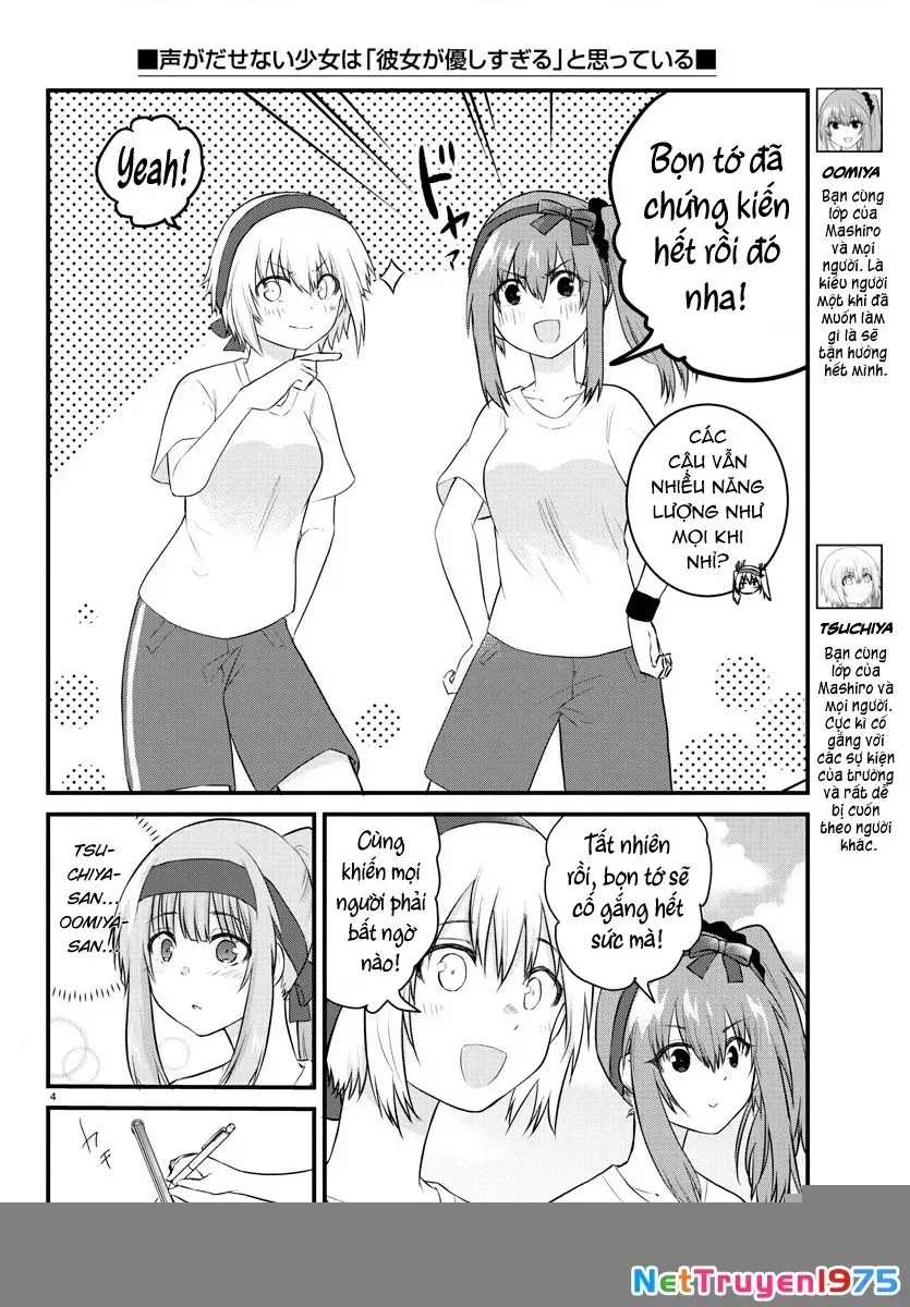 Cô Bạn Bị Mất Đi Giọng Nói Luôn Nghĩ Rằng Chapter 34 - 4
