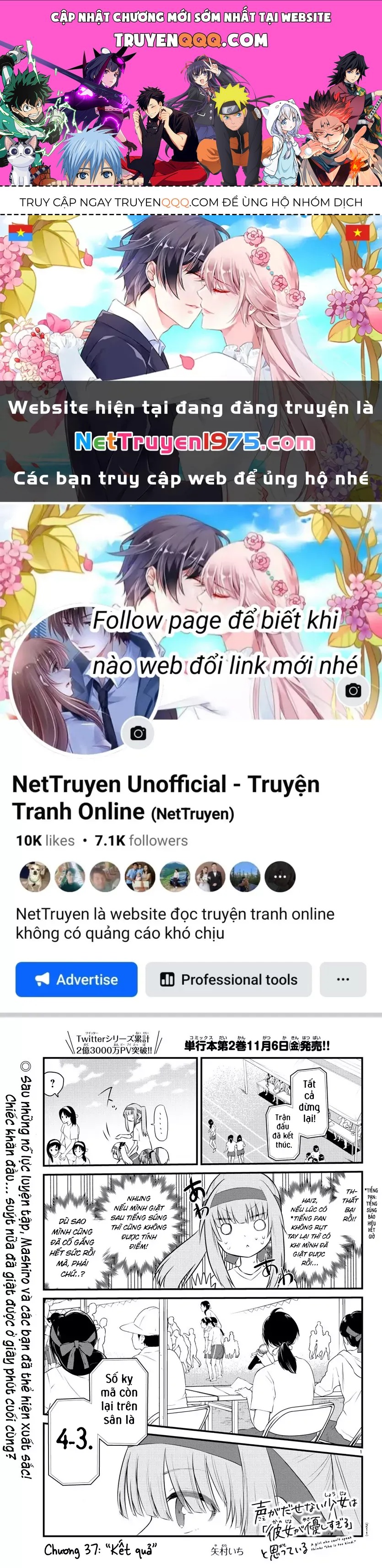 Cô Bạn Bị Mất Đi Giọng Nói Luôn Nghĩ Rằng Chapter 37 - 1