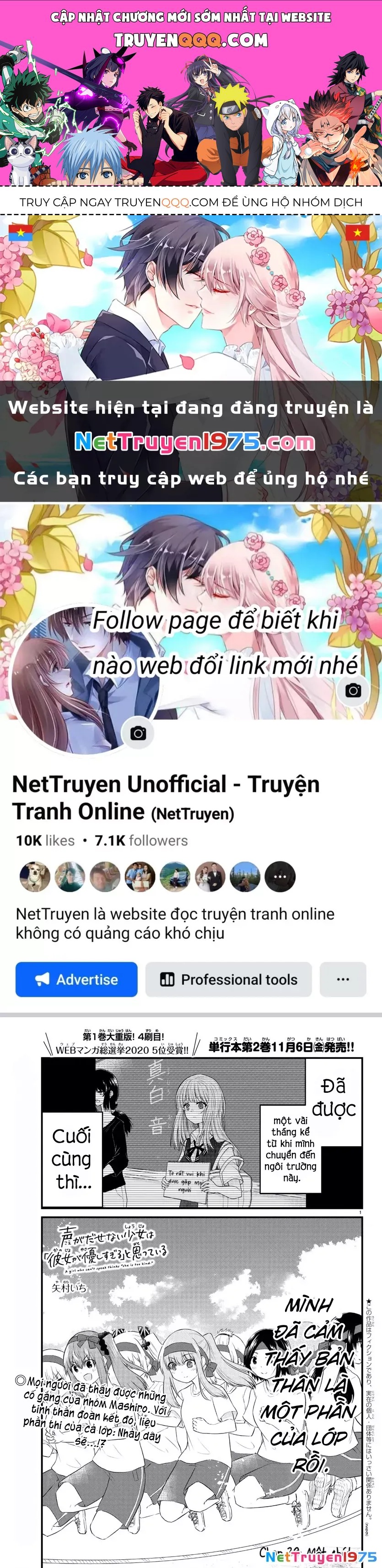 Cô Bạn Bị Mất Đi Giọng Nói Luôn Nghĩ Rằng Chapter 39 - 1