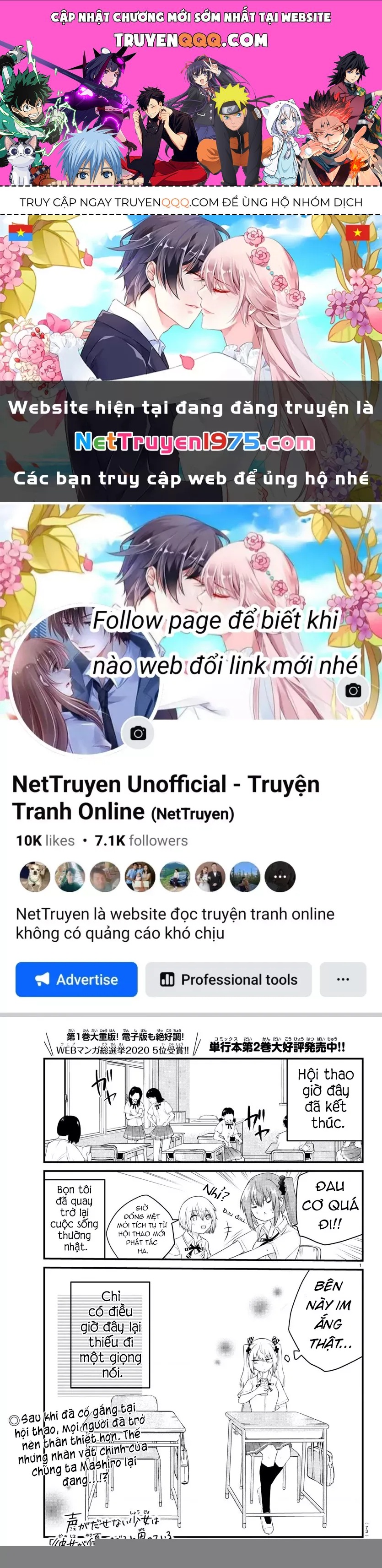 Cô Bạn Bị Mất Đi Giọng Nói Luôn Nghĩ Rằng Chapter 40 - 1