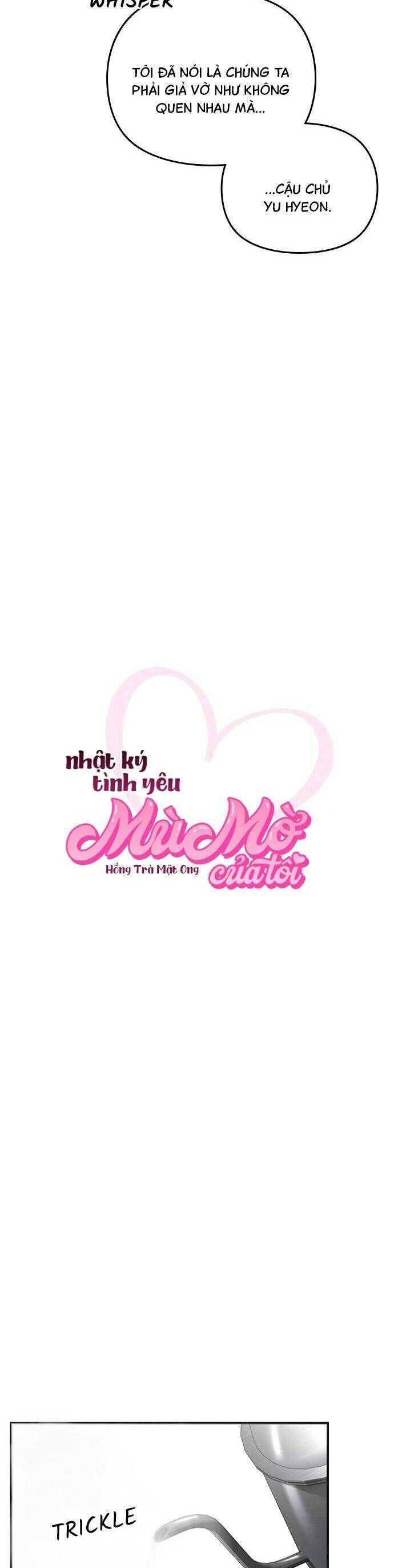Nhật Ký Tình Yêu Mù Mờ Của Tôi Chapter 8 - 11