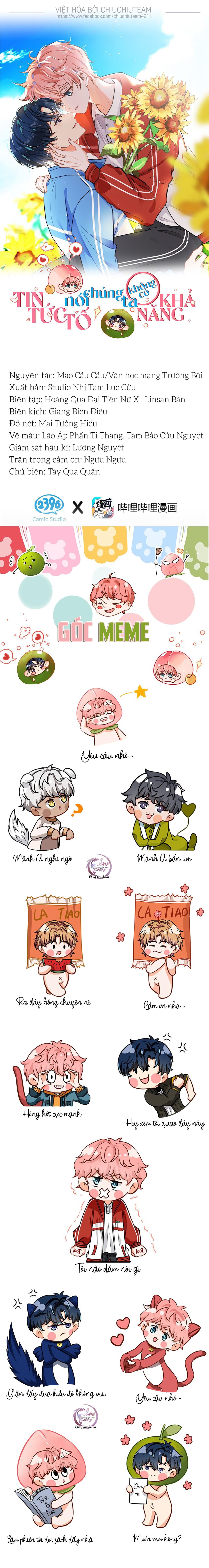 Tin Tức Tố Nói Chúng Ta Không Có Khả Năng Chapter 53.1 - 2