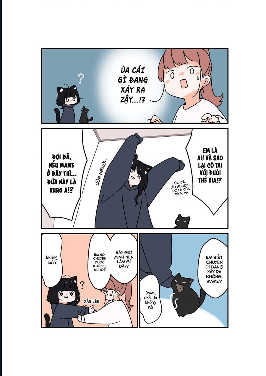 Câu Chuyện Về Con Mèo Đen Tự Nhiên Biến Thành Người. Chapter 1 - 3