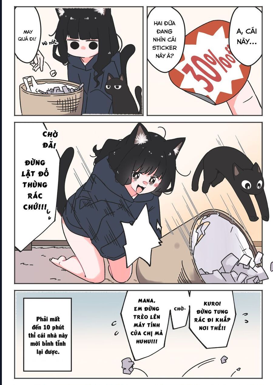 Câu Chuyện Về Con Mèo Đen Tự Nhiên Biến Thành Người. Chapter 7 - 5