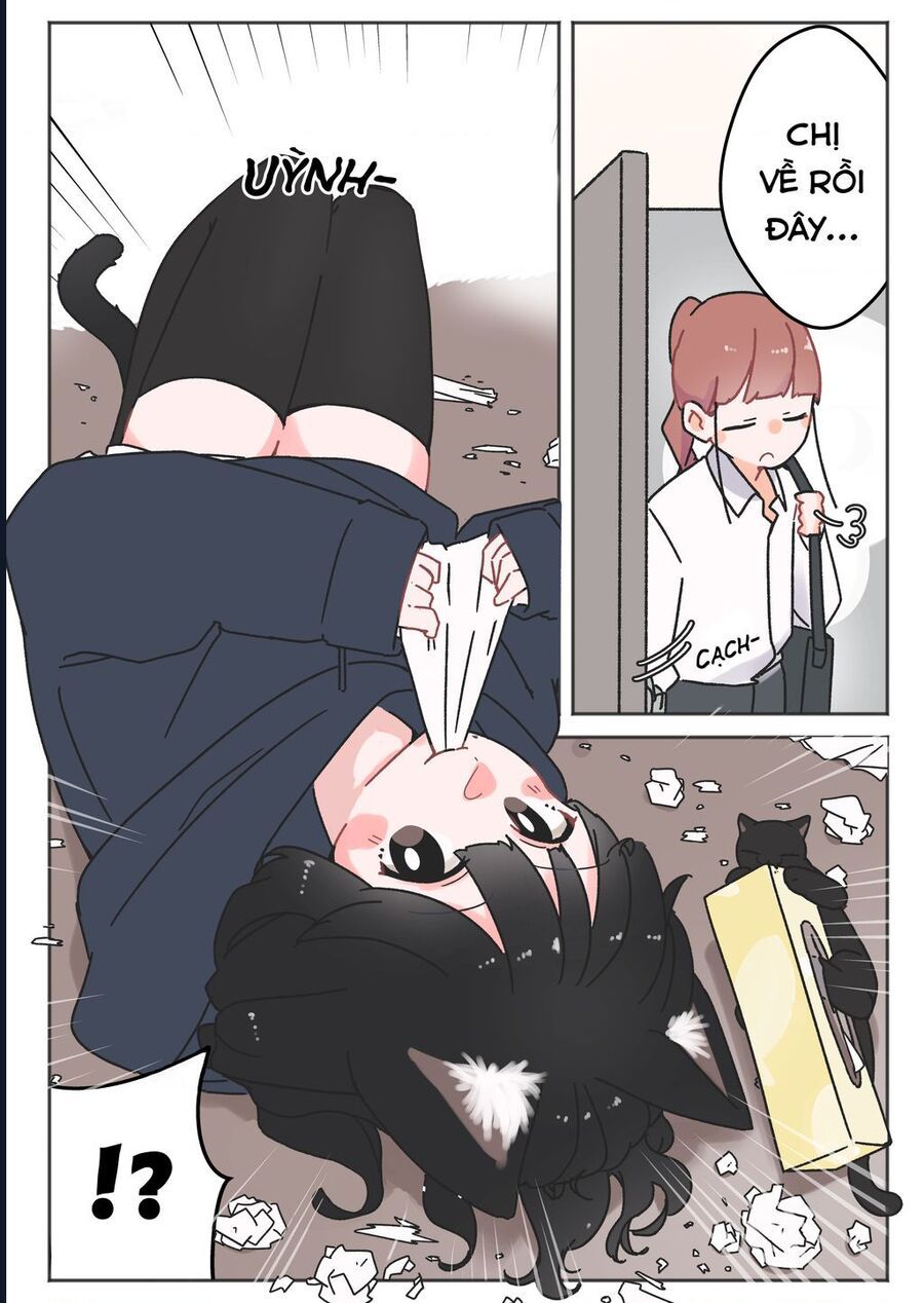Câu Chuyện Về Con Mèo Đen Tự Nhiên Biến Thành Người. Chapter 8 - 2