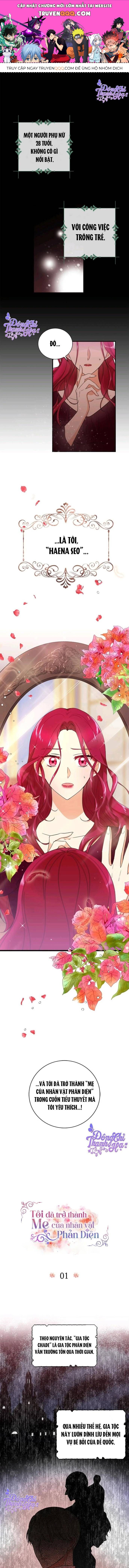 Tôi Trở Thành Mẹ Của Nhân Vật Phản Diện Chapter 1 - 1