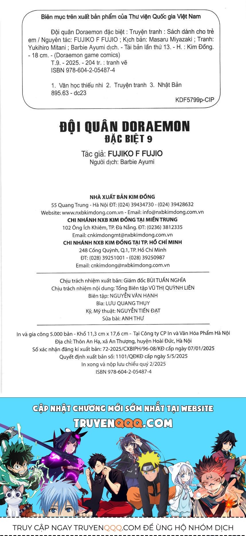 Đội Quân Doraemon Đặc Biệt Chapter 116 - 7