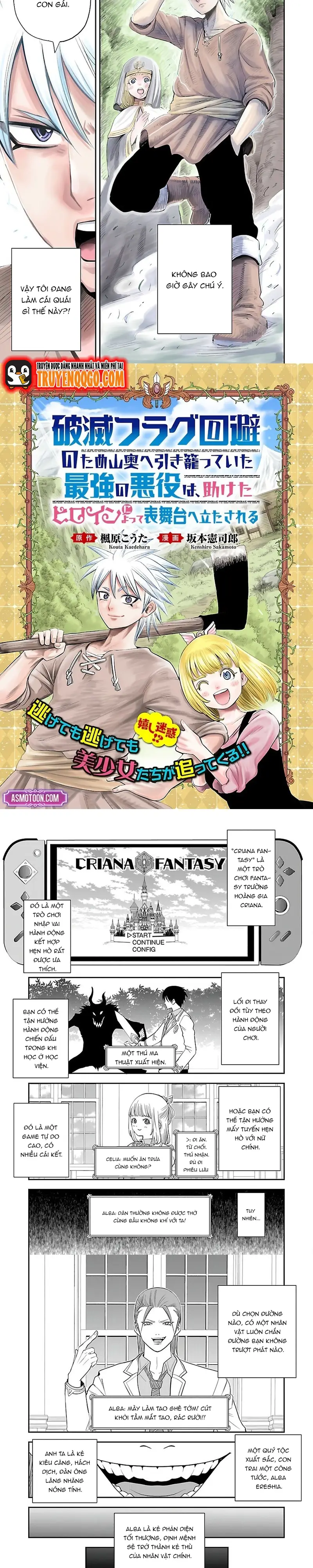 Hametsu Flag Kaihi No Tame Yamaoku E Hikikomotteita Saikyou No Akuyaku Wa, Tasuketa Heroine Ni Yotte Omotebutai E Tatasareru Chapter 1 - 2