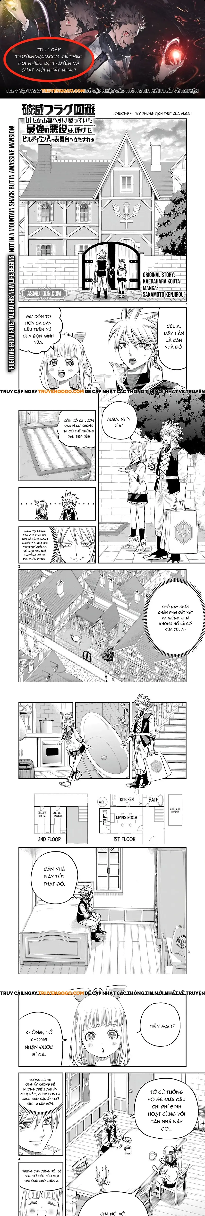 Hametsu Flag Kaihi No Tame Yamaoku E Hikikomotteita Saikyou No Akuyaku Wa, Tasuketa Heroine Ni Yotte Omotebutai E Tatasareru Chapter 4 - 1