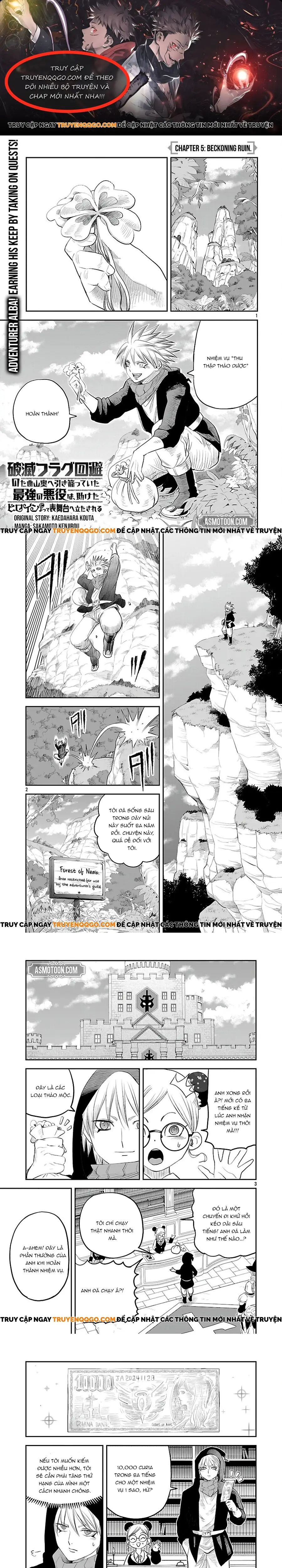 Hametsu Flag Kaihi No Tame Yamaoku E Hikikomotteita Saikyou No Akuyaku Wa, Tasuketa Heroine Ni Yotte Omotebutai E Tatasareru Chapter 5 - 1