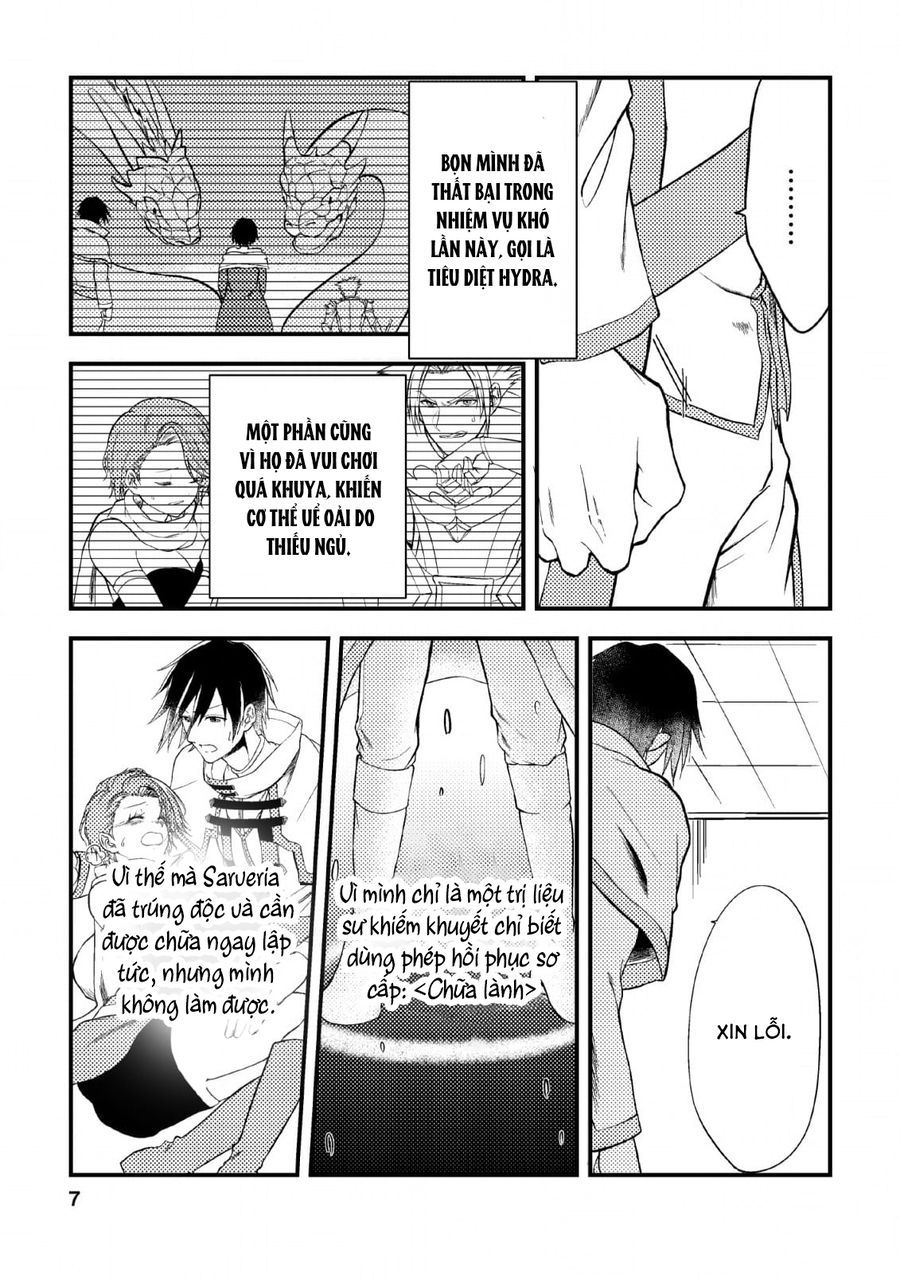 Pháp Sư Hồi Phục Bị Đuổi Khỏi Tổ Đội Hóa Ra Là Mạnh Nhất Chapter 1 - 5