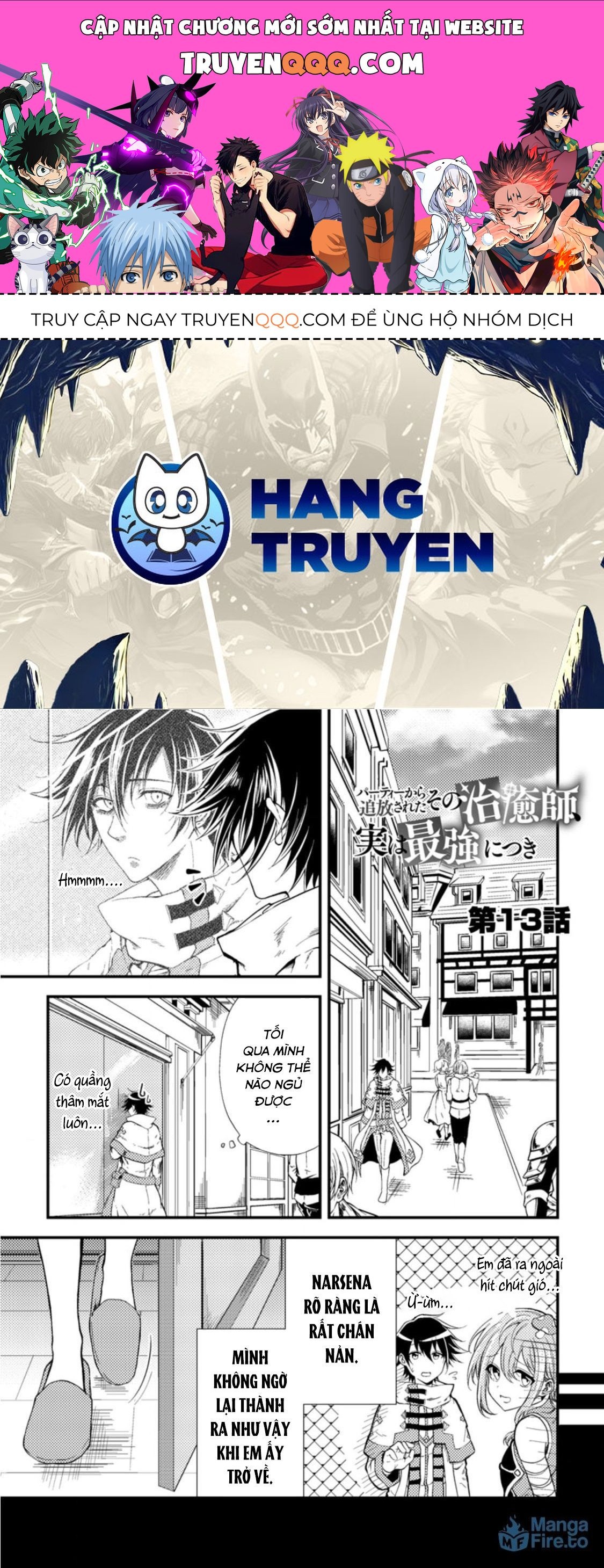 Pháp Sư Hồi Phục Bị Đuổi Khỏi Tổ Đội Hóa Ra Là Mạnh Nhất Chapter 13 - 1