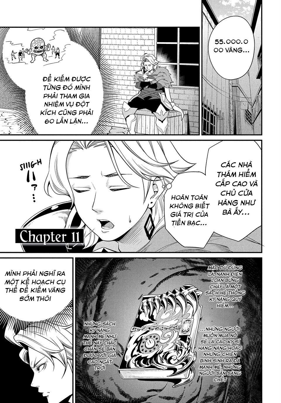 Kỵ Sĩ Chuyển Sinh Bị Lưu Đày, Trở Nên Bất Bại Nhờ Trò Chơi Chapter 11 - 2