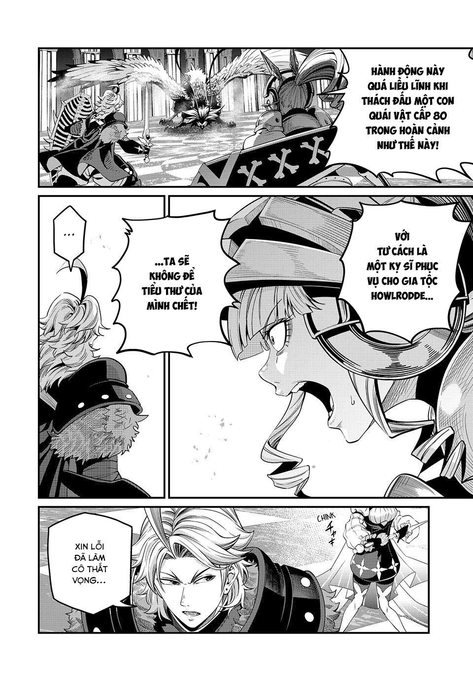 Kỵ Sĩ Chuyển Sinh Bị Lưu Đày, Trở Nên Bất Bại Nhờ Trò Chơi Chapter 75 - 2