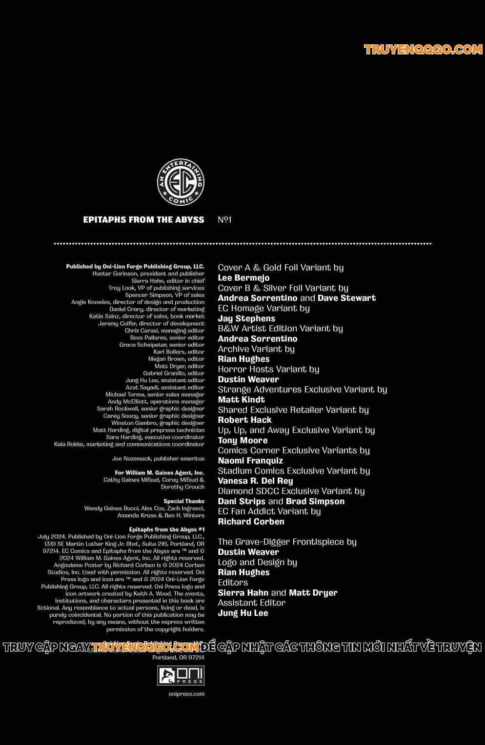 Hầm Mộ Tra Tấn Chapter 1 - 3