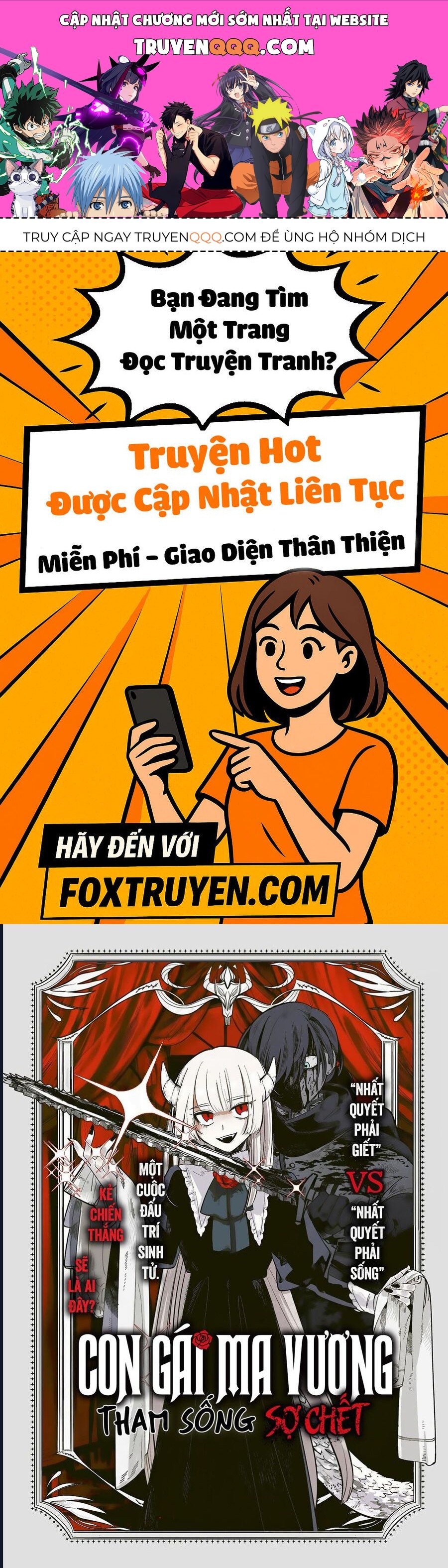 Con Gái Ma Vương Tham Sống Sợ Chết Chapter 1 - 1