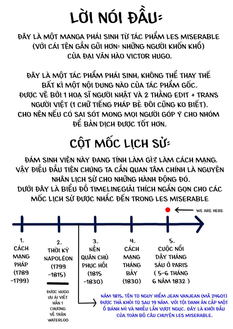Từ Những Người Khốn Khổ - Gửi Đến Những Người Bạn Của Khoảnh Khắc L'heure Bleue. Chapter 1 - 2