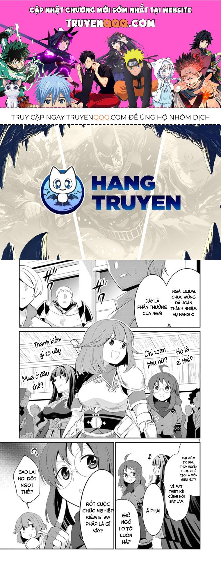 Bị Tên Đội Trưởng Trọng Nam Khinh Nữ Đá Khỏi Nhóm, Tôi Bèn Hợp Tác Cùng Nữ Pháp Sư Huyền Thoại! Chapter 8 - 1