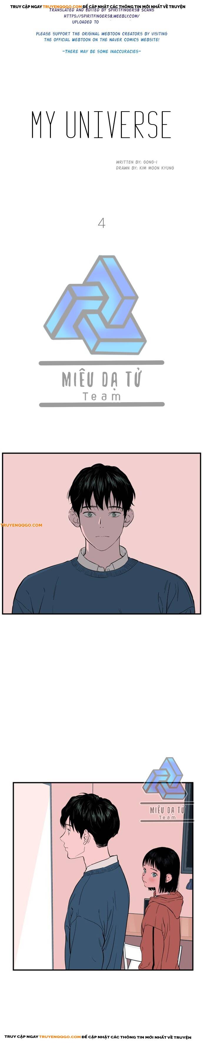 Hỡi Vũ Trụ Của Tôi Chapter 4 - 1