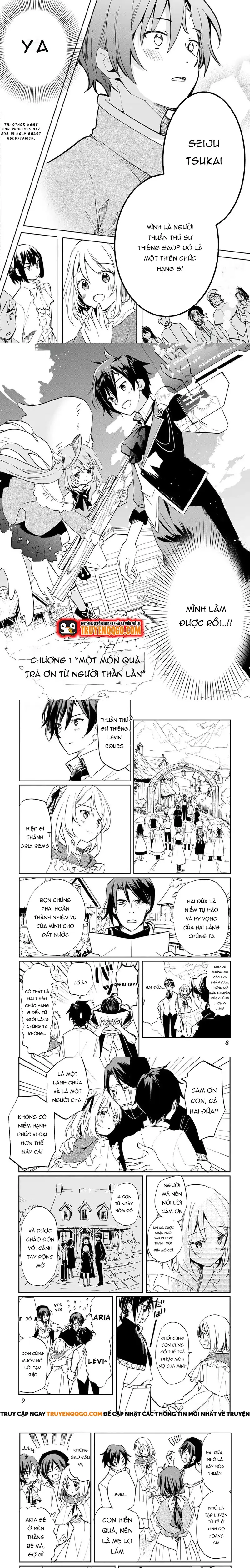 Tokage (Hontou Wa Shinryuu) Wo Shoukan Shita Seijuu Tsukai, Ryuu No Senaka De Kaitaku Life Chapter 1 - 2