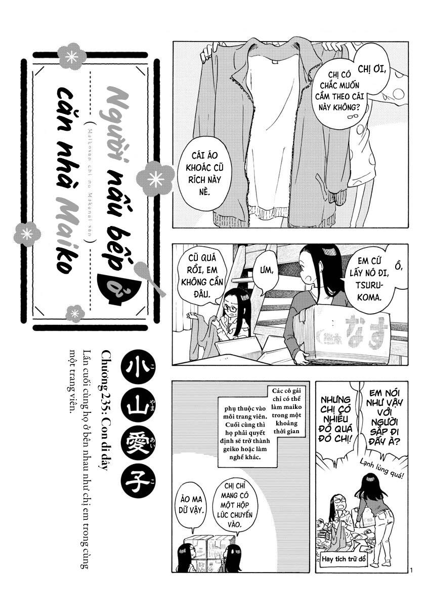 Maiko-San Chi No Makanai-San Chapter 235 - 1